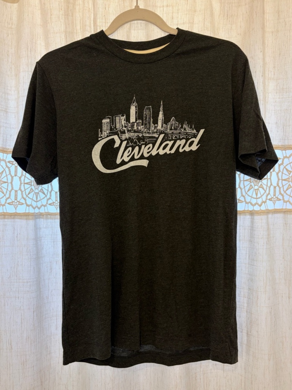 HOMAGE Black Cleveland Skyline Graphic Tee